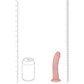 REALROCK 15cm Vibrating Cock - Flesh - Flesh 15.2 cm (6'') USB Rechargeable Vibrating Dong