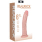 REALROCK 15cm Vibrating Cock - Flesh - Flesh 15.2 cm (6'') USB Rechargeable Vibrating Dong