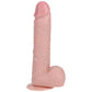 REALROCK 20cm Vibrating + Thrusting Cock with Balls - Flesh - Flesh 20.3 cm (8'') USB Rechargeable Vibrating and Thrusting Dong