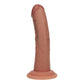 REALROCK Dual Density Silicone 6'' Curved Dildo - Tan - Tan 17 cm Dildo