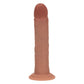 REALROCK Dual Density Silicone 8'' Curved Dildo - Tan - Tan 20.5 cm Dildo