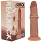 REALROCK Dual Density 6'' Sliding Skin Silicone Dildo - Tan - Tan 15.2 cm Sliding Skin Dildo