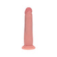 REALROCK Dual Density 7'' Sliding Skin Silicone Dildo - Flesh - Flesh 15.2 cm Sliding Skin Dildo