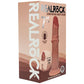 REALROCK Dual Density 7'' Sliding Skin Silicone Dildo - Tan - Tan 15.2 cm Sliding Skin Dildo