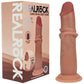 REALROCK Dual Density 8'' Sliding Skin Silicone Dildo - Tan - Tan 20.5 cm Sliding Skin Dildo