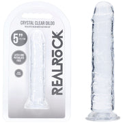 REALROCK Realistic 5'' Dildo - Clear - Clear 12.7 cm Dildo