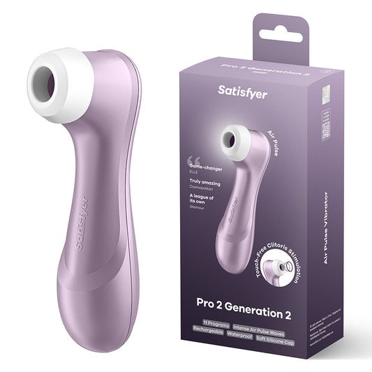 Satisfyer Pro 2 - Purple - Touch-Free USB-C Rechargeable Clitoral Stimulator