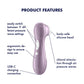 Satisfyer Pro 2 - Purple - Touch-Free USB-C Rechargeable Clitoral Stimulator