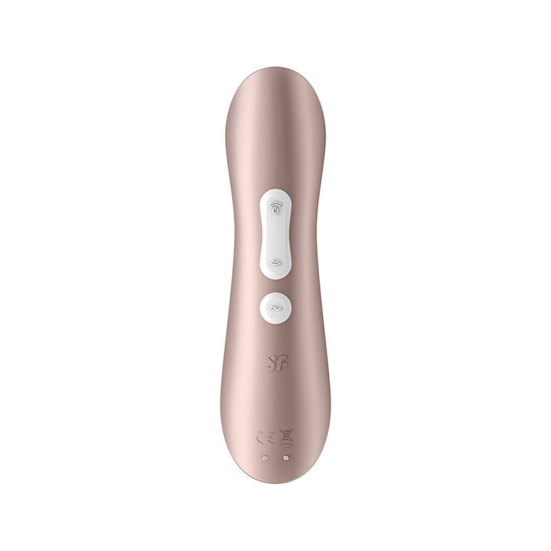 Satisfyer Pro 2+ Rose Gold - Rose Gold Touch-Free USB-C Rechargeable Clitoral Stimulator with Vibration