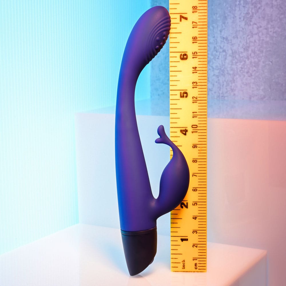 Selopa PLUM PASSION - Purple 18.3 cm USB Rechargeable Rabbit Vibrator