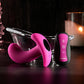 Selopa HOOKING UP - Pink 9.5 cm USB Rechargeable Vibrator with Wireless Remote