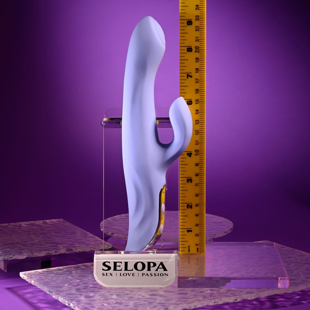 Evolved LAVENDER LOVE - Purple 23.3 cm USB Rechargeable Rabbit Vibrator
