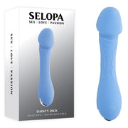 Selopa DAINTY DICK - Baby Blue 11.9 cm USB Rechargeable Mini Vibrator