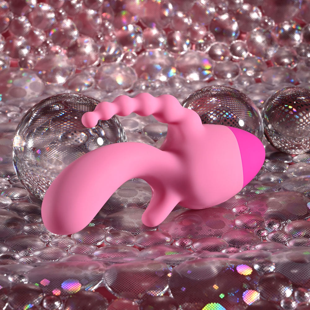Selopa GAME ON - Pink USB Rechargeable Mini Triple Stimulator