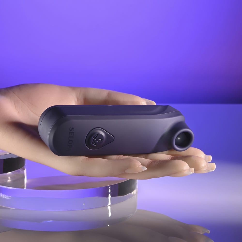 Selopa SURE THING - Black Vibrating & Sucking Stimulator