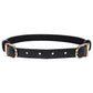 Sex & Mischief Double Buckle Day Collar - Black Collar