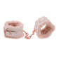 Sex & Mischief Peaches n CreaMe Fur Handcuffs - Peach Restraints