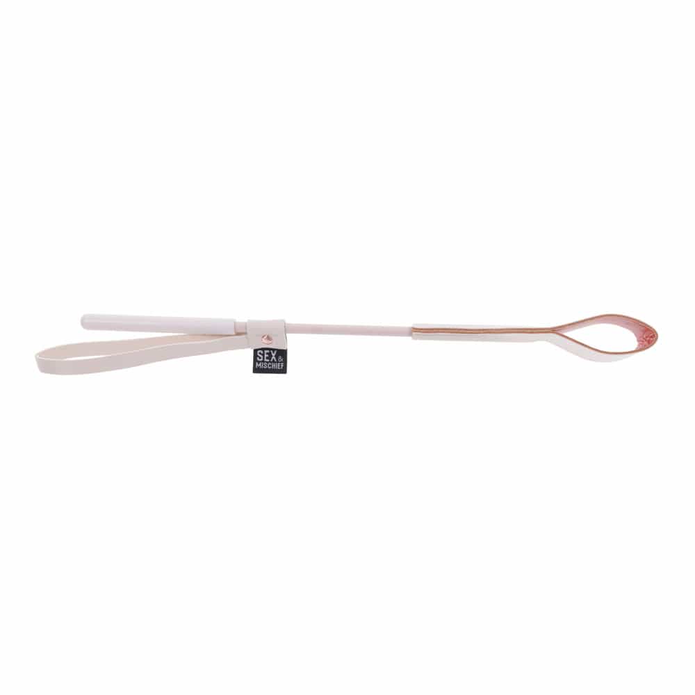 Sex & Mischief Peaches n CreaMe Riding Crop - Peach 30 cm Crop Whip