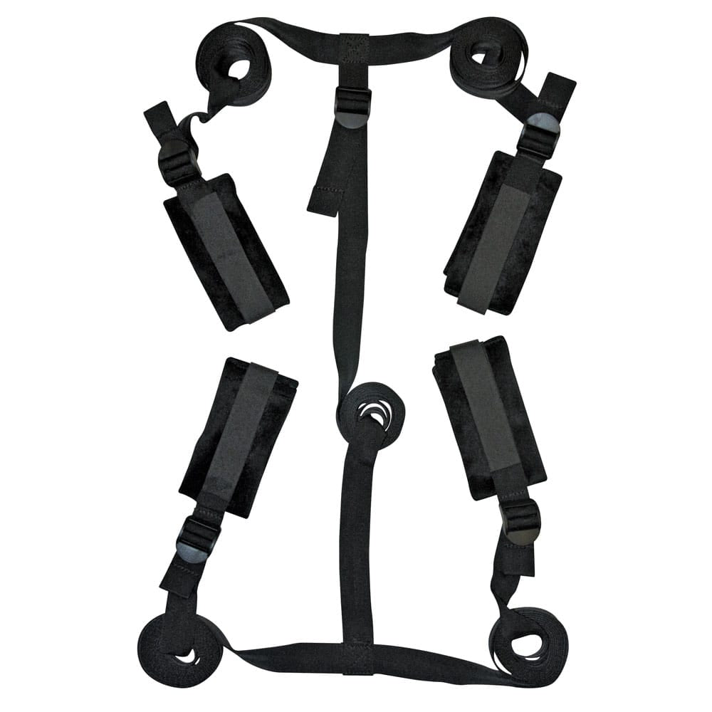 Sex & Mischief Bed Bondage Restraint Kit - Under the Bed Restraint System