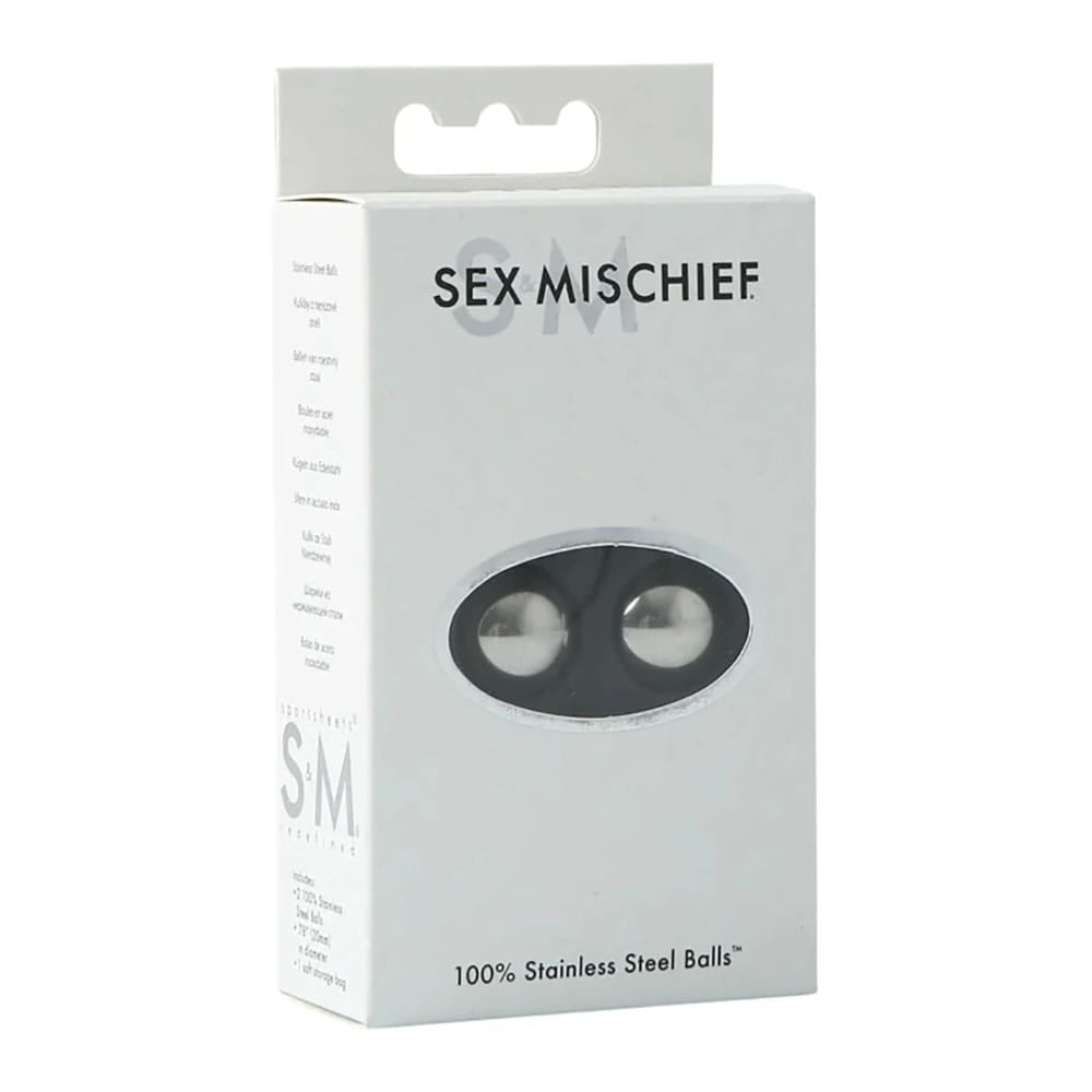 Sex & Mischief 100% Stainless Steel Balls - Stainless Steel Ben Wa Balls