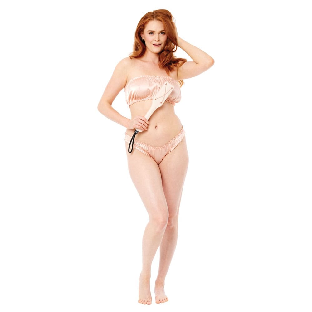 Sex & Mischief Peaches n CreaMe Chain Impressions Paddle - Peach Spanking Paddle