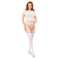 Sex & Mischief Peaches n CreaMe Pearl Garters - Peach / Rose Gold Garters with Pearls - Set of 2