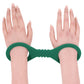 Sex & Mischief Indica Small Silicone Cuffs - Green Small Restraints