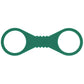 Sex & Mischief Indica Large Silicone Cuffs - Green Large Restraints