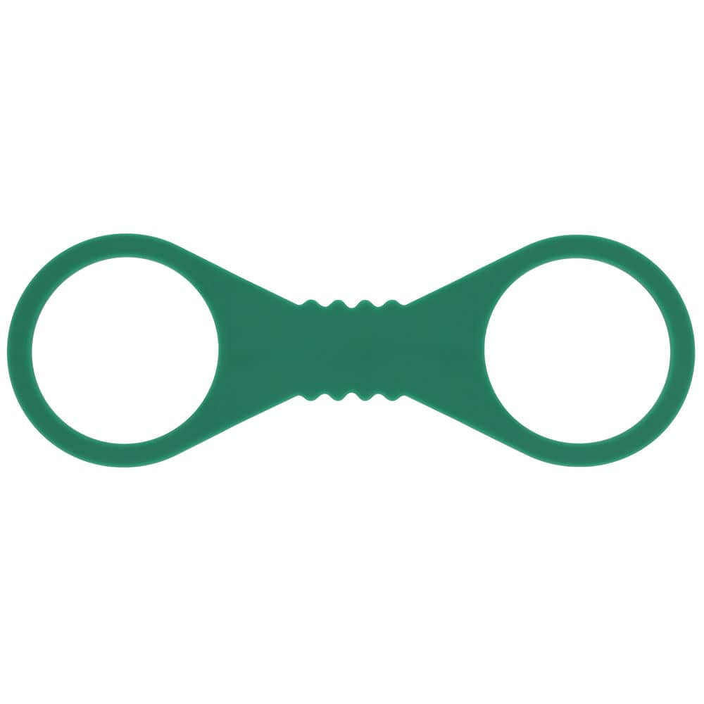 Sex & Mischief Indica Large Silicone Cuffs - Green Large Restraints