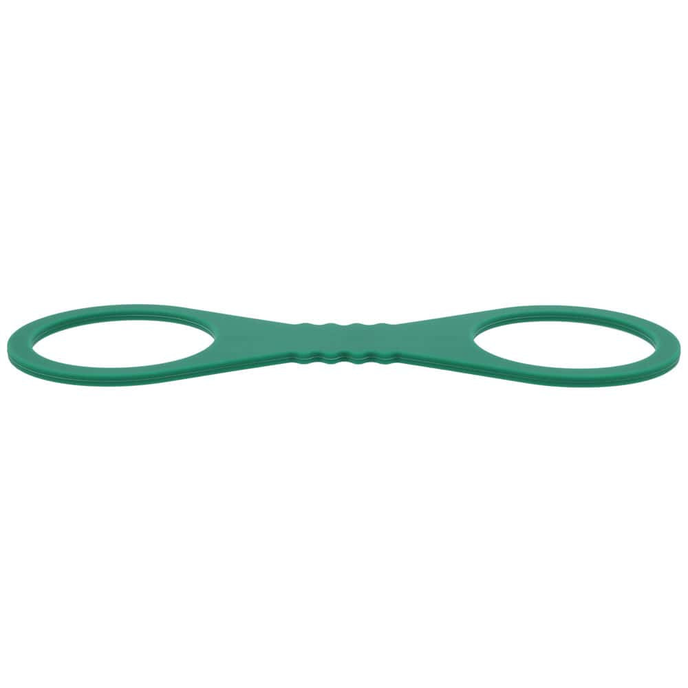 Sex & Mischief Indica Large Silicone Cuffs - Green Large Restraints