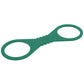 Sex & Mischief Indica Large Silicone Cuffs - Green Large Restraints