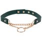 Sex & Mischief Indica Day Collar - Green/Gold Collar