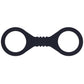 Sex & Mischief Shadow Small Silicone Cuffs - Black Small Restraints