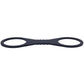 Sex & Mischief Shadow Large Silicone Cuffs - Black Large Restraints