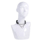 Shadow Day Collar: Elegant Black Faux Leather Accessory