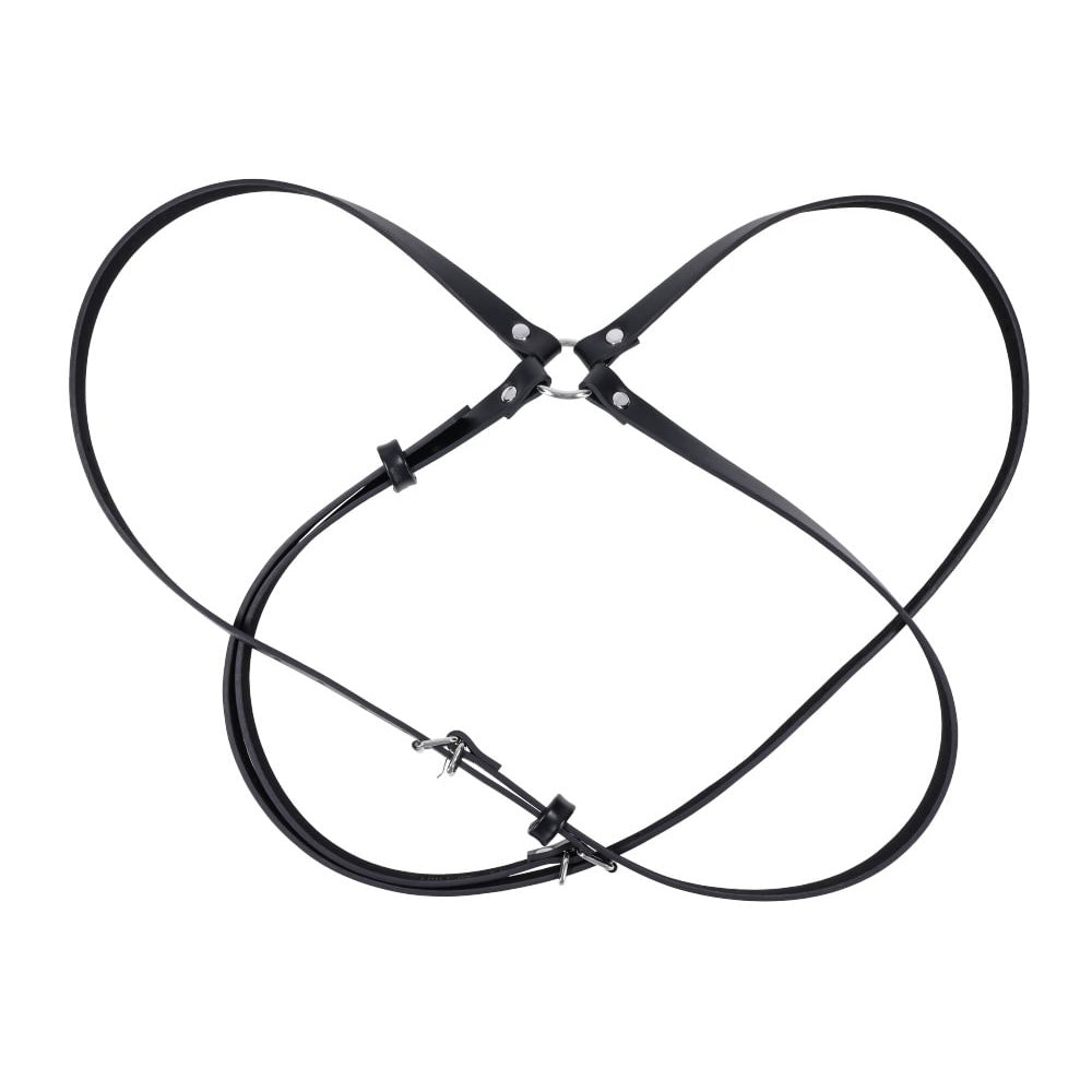Shadow Body Harness: Chic Faux Leather Fashion Statement