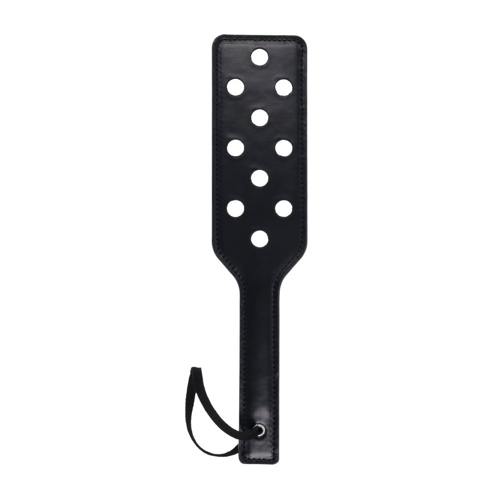 High-Performance Black Faux Leather Paddle with Grip