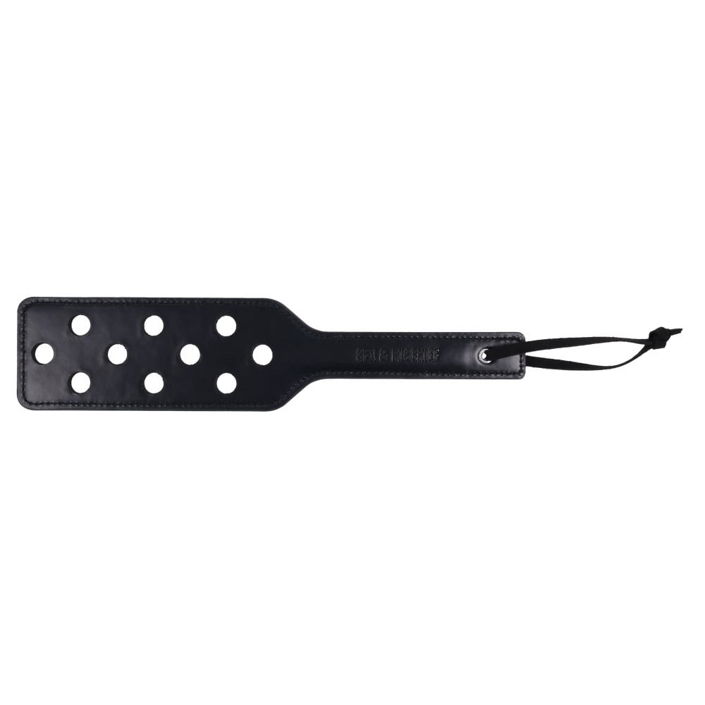 High-Performance Black Faux Leather Paddle with Grip