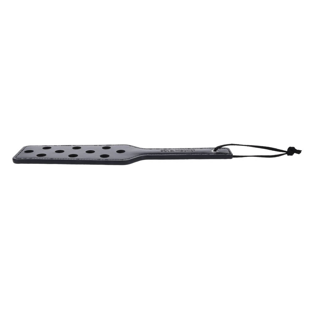 High-Performance Black Faux Leather Paddle with Grip