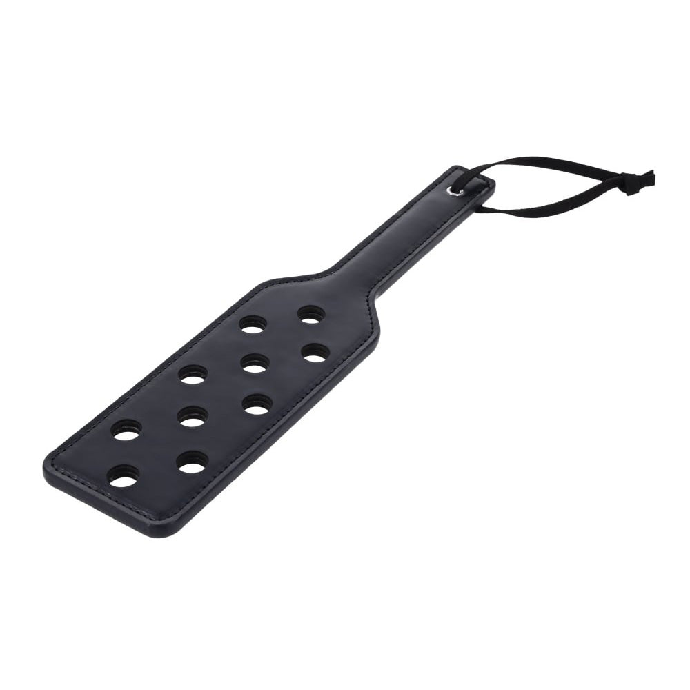 High-Performance Black Faux Leather Paddle with Grip