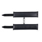 SPORTSHEETS Velvet Noir Silicone Nipple Suckers - Black/Grey Nipple Suckers - Set of 2