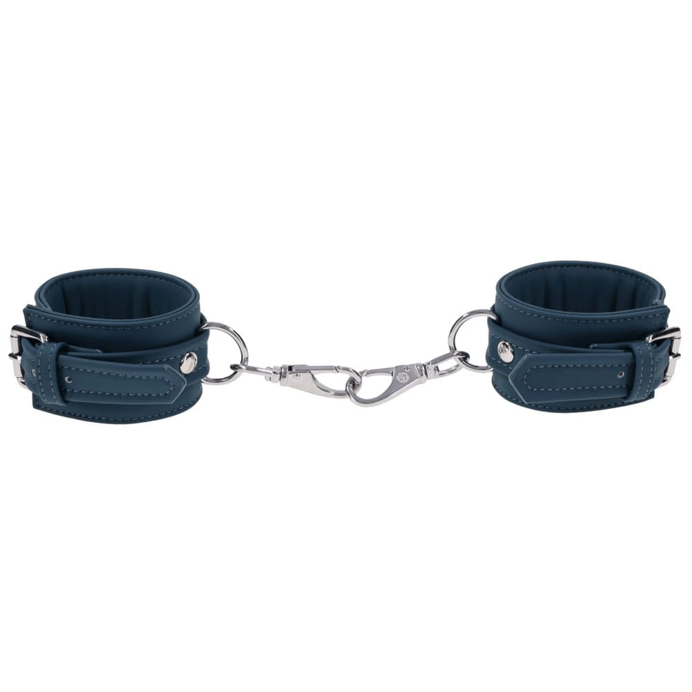SPORTSHEETS Signature Twilight Tease Handcuffs - Blue Adjustable Restraints