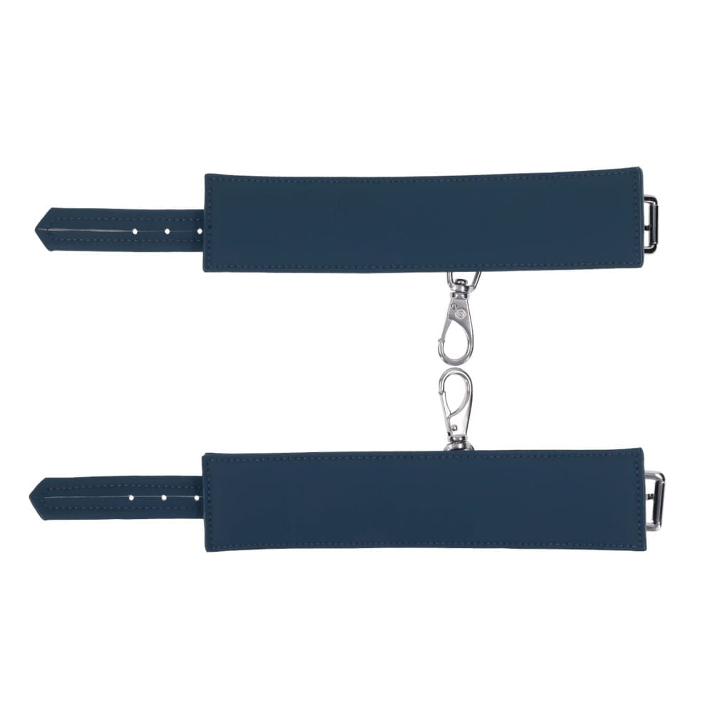 SPORTSHEETS Signature Twilight Tease Handcuffs - Blue Adjustable Restraints