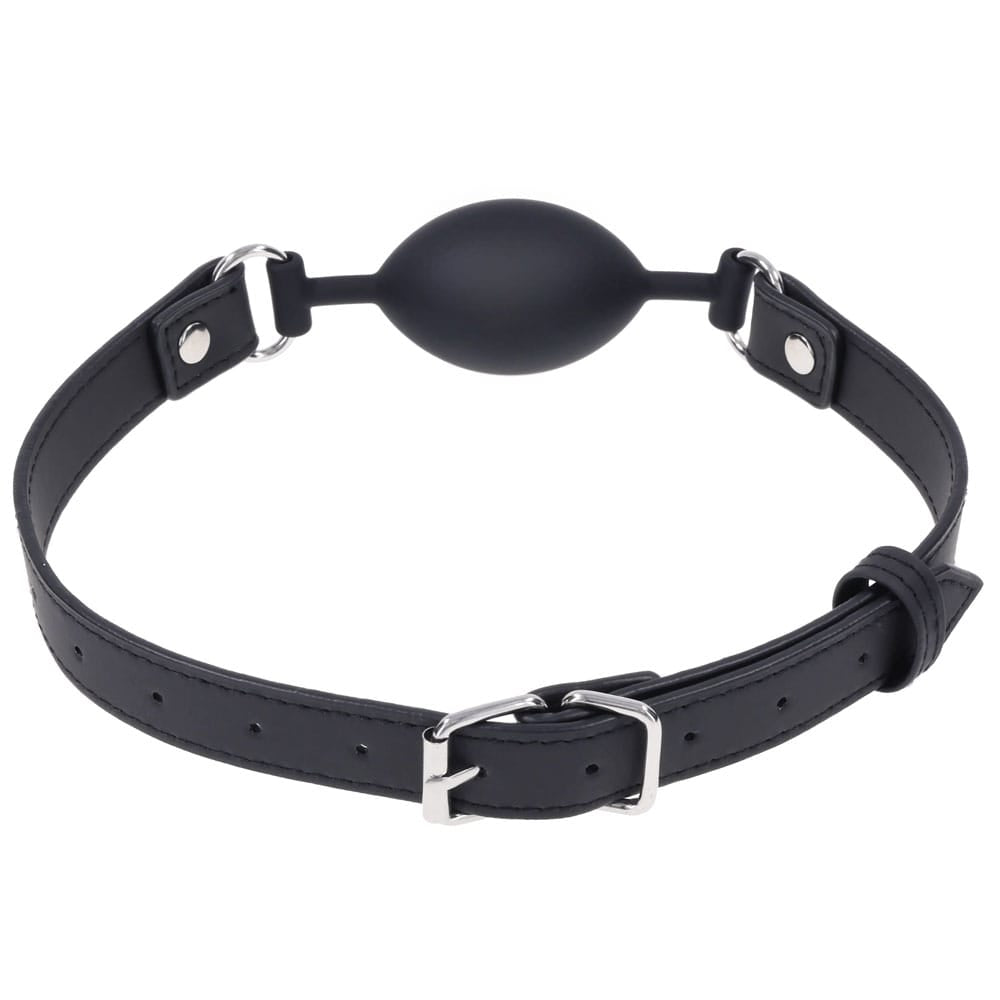 SPORTSHEETS Signature Midnight Muse Oval Gag - Black Mouth Restraint