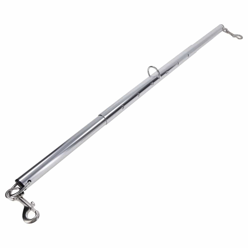 SPORTSHEETS Signature Adjustable Spreader Bar - Silver Metal Adjustable Spreader Bar (No Cuffs Included)