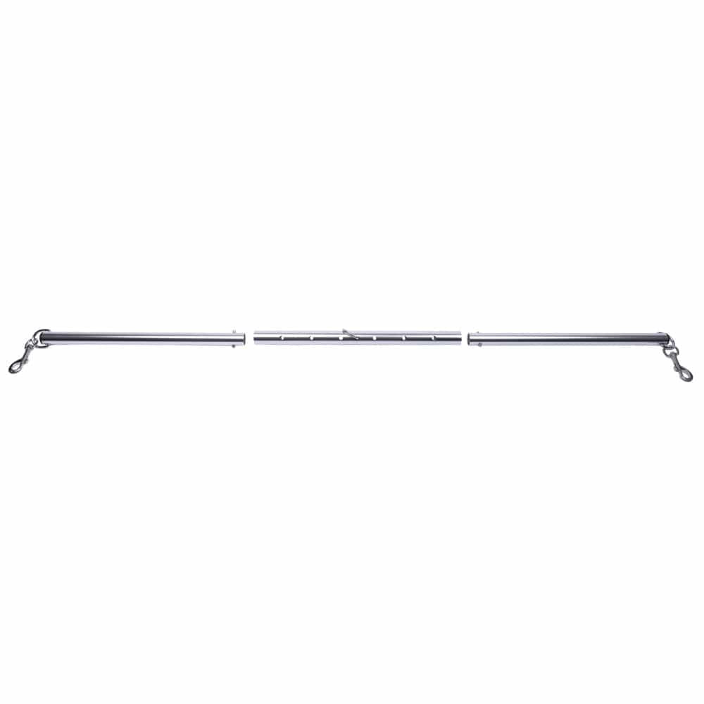 SPORTSHEETS Signature Adjustable Spreader Bar - Silver Metal Adjustable Spreader Bar (No Cuffs Included)