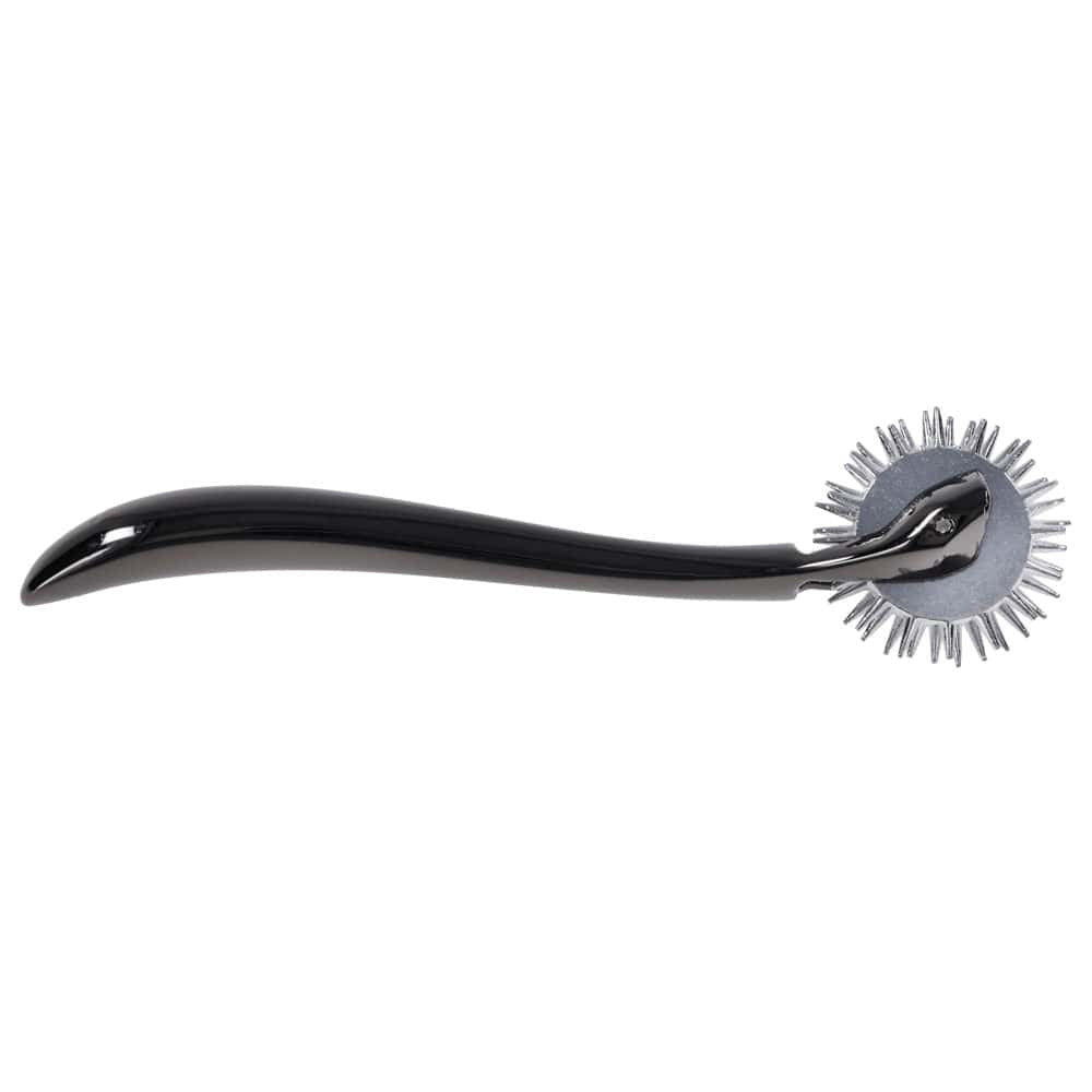 SPORTSHEETS Signature Wartenberg Wheel - Black/Silver Sensation Play Item