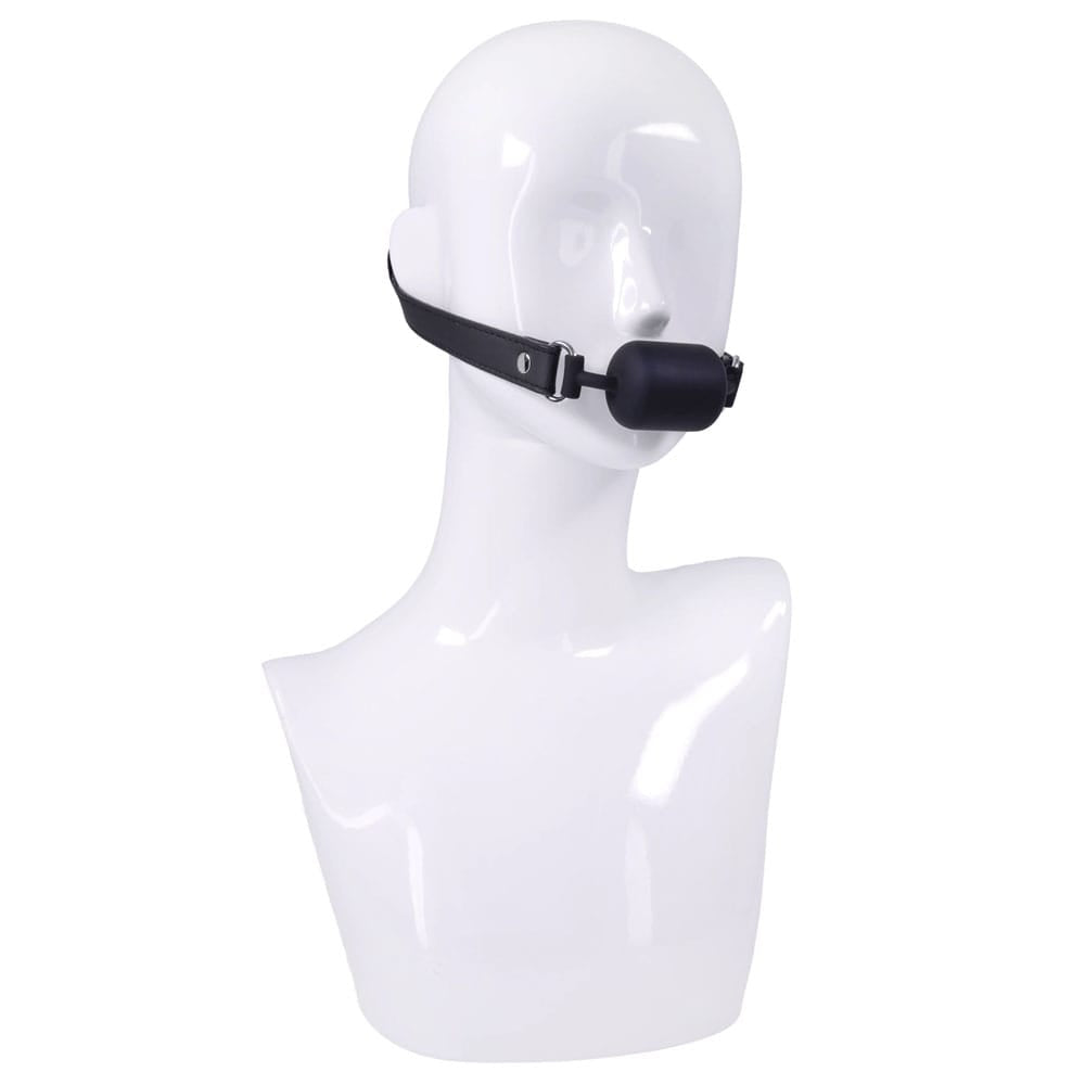 SPORTSHEETS Signature Midnight Muse Barrel Gag - Black Mouth Restraint