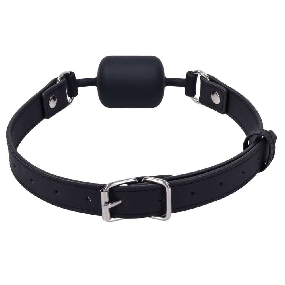 SPORTSHEETS Signature Midnight Muse Barrel Gag - Black Mouth Restraint