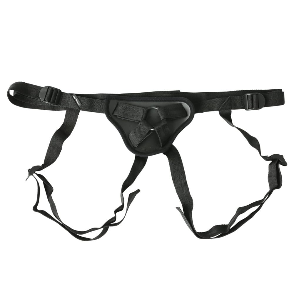SPORTSHEETS Deep Dive Strap-On - Black Adjustable Strap-On Harness (No Probe Included)